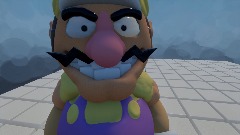 Wario forgot how use a knife carefully.
