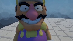 Wario forgot how use a knife carefully.