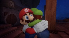 Luigi reunites with Mario