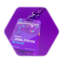 the_timme #DreamsCom21 Lanyard