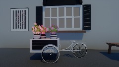 "Tricycle Flowers Cart"