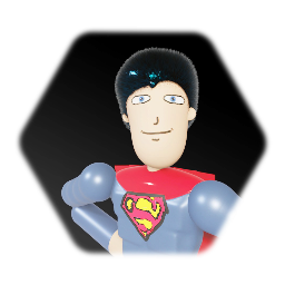 Superman CGI model