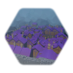 Daybreak Town in the walls