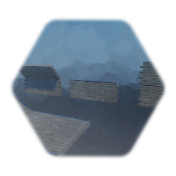 Repeatable, realistic stone brick wall used for interior design