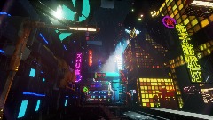 Cyberpunk District V 2080