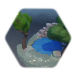 Small Lake with trees