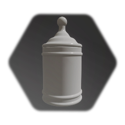 Apothecary Jar (White)