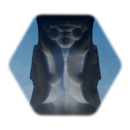 Ominous Penguin Statue