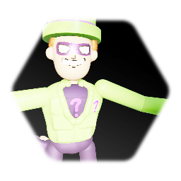 The Riddler CGI model