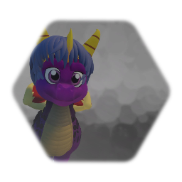 Spyro with hair