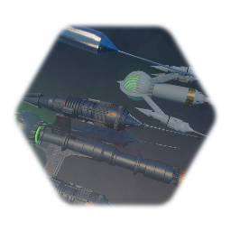 Reimagine Blake's 7 Liberator and the Original Liberator orac