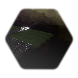 Stone path crossroads