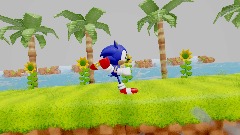 Sonic The hedgehog Short Strolling through Green hill