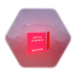 Arcade Coin Insert, with lighting