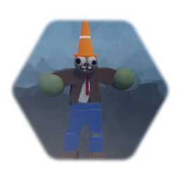 Cone head zombie