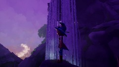 The waterfall