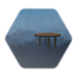 Round Wood Table