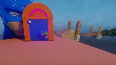 Sonic at the elevator