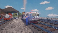 Narrow gauge engines laughs at Vistian when miniuture..