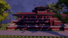 LEGO Robie House Scene
