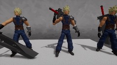 Cloud final fantasy 7 realistic realiste