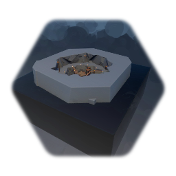 Dark canyon arena model