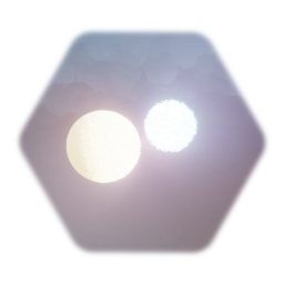 flying spheres that rotate