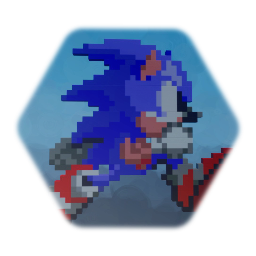 2D Sonic Walking Animation