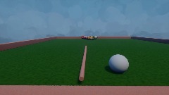 Crossover billiards scene with cue