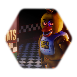 Chica the chicken <pink>FNAF Movie Model V2