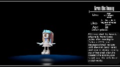 Aron the bunny description screen