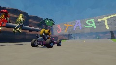 Coco Bandicoot in Ancient lake