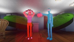 Neighbor and puppet are out of money...