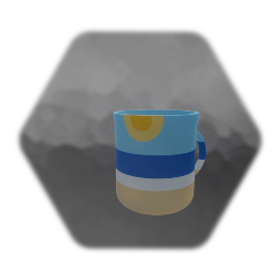 Remix of Coffee mug originally by @RAKeogh (Beach Mug)