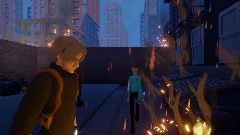 Leon really hates umbrella