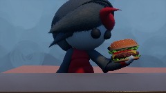 I want to eat a BURGER