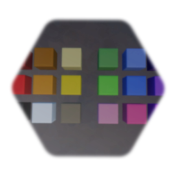 Basic Color Pallet Cubes