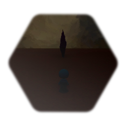 Floating Shard that Spins,Glows and Rumbles upon approach