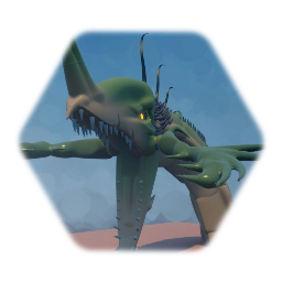 Marsh wyrm enemy male and female(Male has crazy knock back)