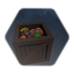 Basic, 3 part, low cost food crate