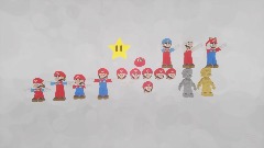 Mario MODELS /Faces/ Power ups