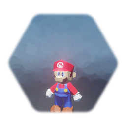 Mario with hud