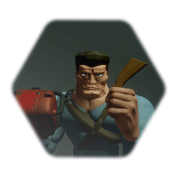 Ash (Evil Dead × Street Fighter)