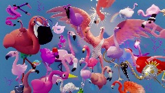 A Maze CoMmunity flamingo party