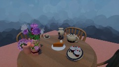 Tea set with infinite Tea