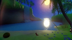 Island lagoon screensaver