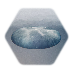 Frozen Lake Texture Cookie