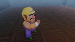 Wario die in staircase while he was eating hot-dog