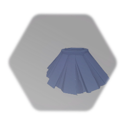 Long pleated skirt