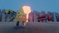 Connie dresses up as a frog and runs into traffic